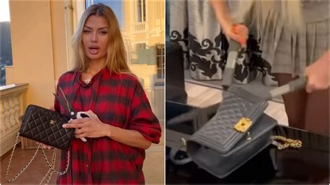 influencer russe chanel|Russian influencers cut up Chanel bags to protest sanction .